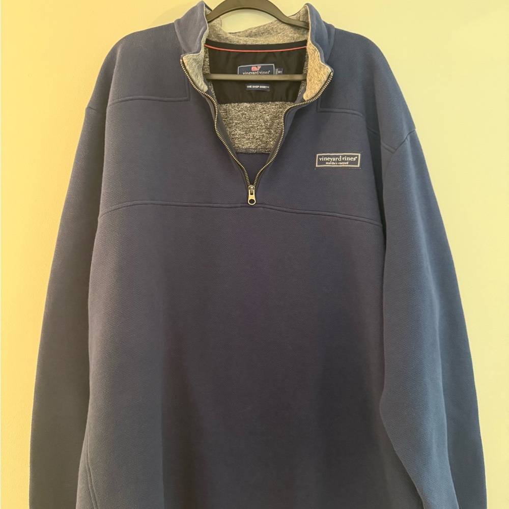 Vineyard Vines Blue and Gray Shep Shirt